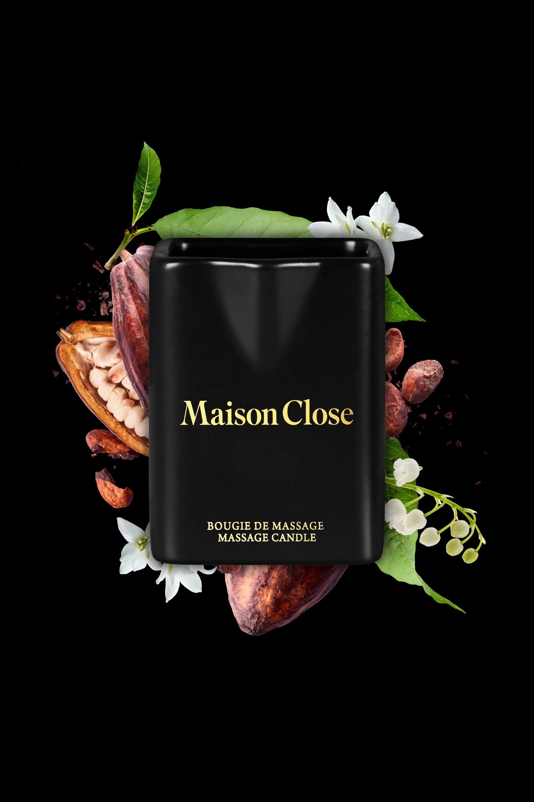 Maison Close Bougie De Massage - La Nuit, Je Rêve - Fleur De Cacao 3 Maison Close Bougie De Massage - La Nuit, Je Rêve - Fleur De Cacao