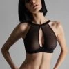 Maison Close Soutien-gorge Seins Recouverts - Pure Tentation -Boutique De Lingerie Sexy 608064 pure tentation noir 0531 1