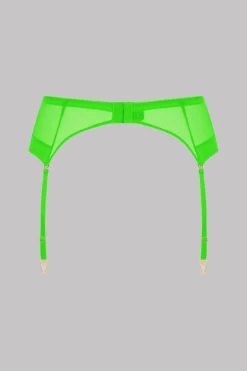 Maison Close Porte-jarretelles - Corps à Corps Néon -Boutique De Lingerie Sexy Garter Belt CAC Green 560219 4