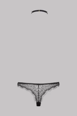 Maison Close Brésilien Avec Harnais - Accroche Cœur -Boutique De Lingerie Sexy Harness Accroche Coeur 608455 4