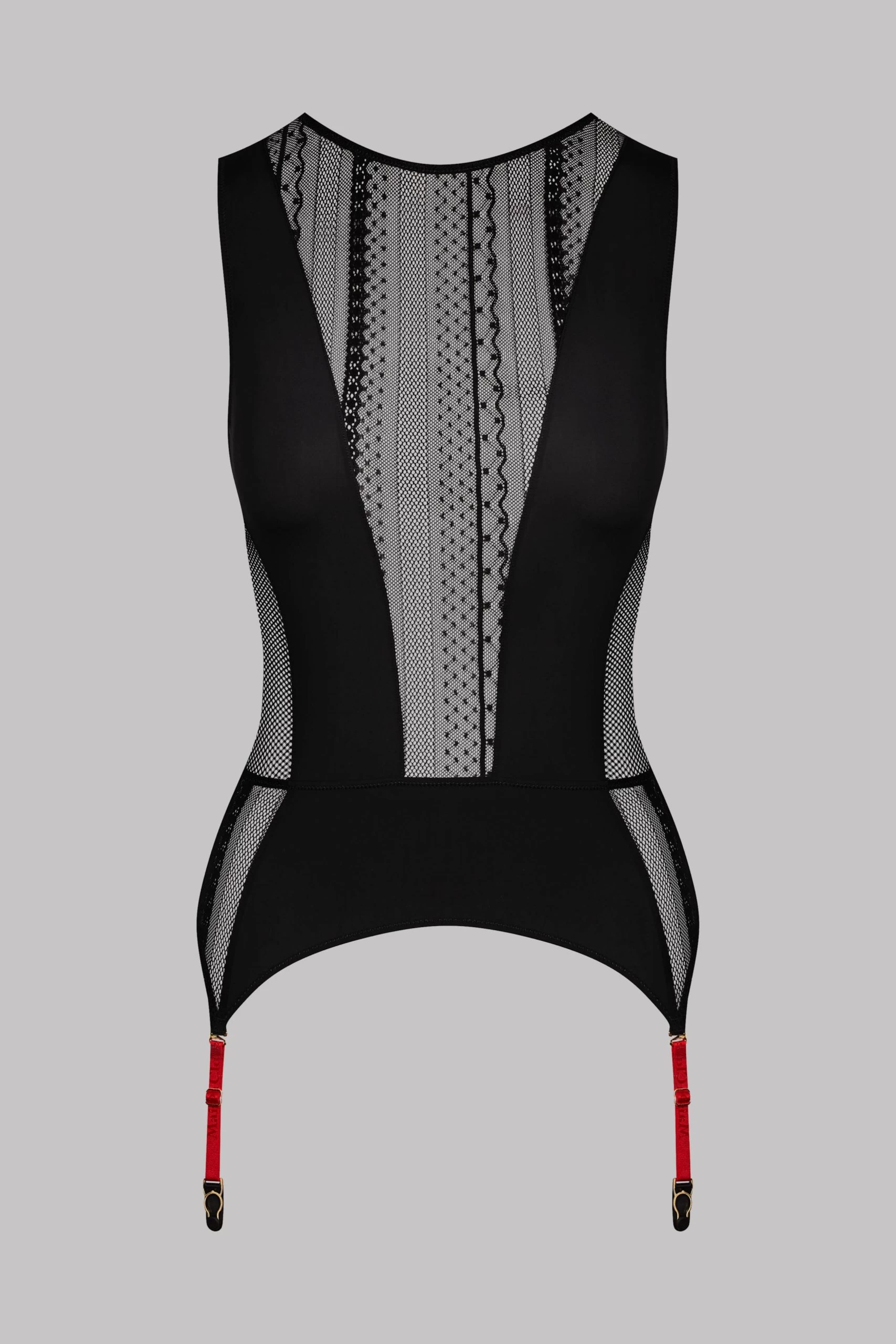 Maison Close Débardeur Avec Porte-jarretelles - Sacré Cœur 4 Maison Close Débardeur Avec Porte-jarretelles - Sacré Cœur – Image 2