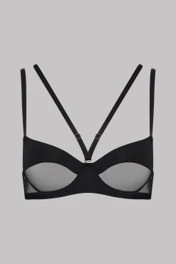 Boutique De Lingerie Sexy -Boutique De Lingerie Sexy Wire Bra Madame Reve Black 608811 2
