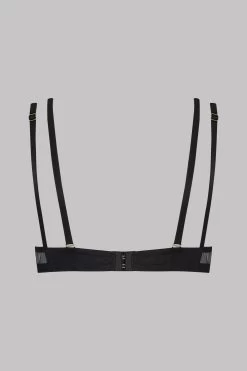 Maison Close Soutien-gorge Balconnet - Madame Rêve -Boutique De Lingerie Sexy Wire Bra Madame Reve Black 608811 4