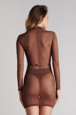 Maison Close Robe Avec Harnais - Corps à Corps 12 Maison Close Robe Avec Harnais - Corps à Corps -Boutique De Lingerie Sexy dress cac choco 560298 3