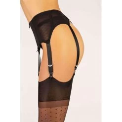 PJ PLUMETIS -Boutique De Lingerie Sexy porte jarretelles plumetis cervin 2